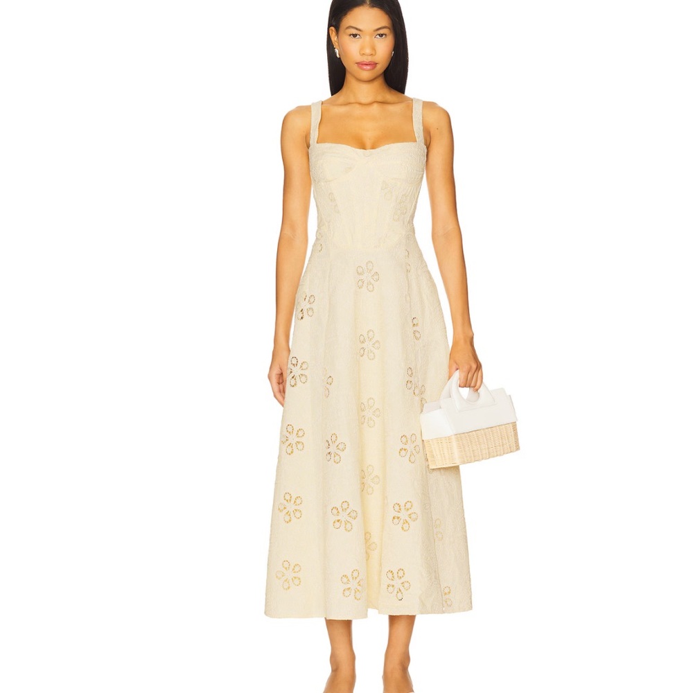 New! Bardot Lilah Corset in midi dress